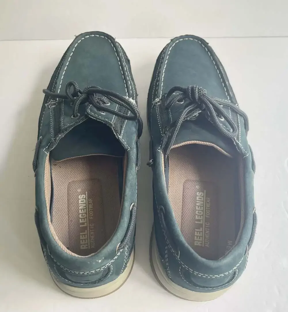 Reel Legends Blue Authentic Footwear Memory Tech Comfort Boat Shoes 10M